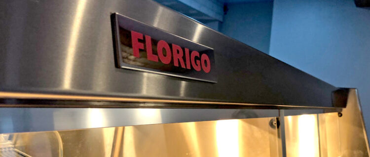 Florigo logo on frying range